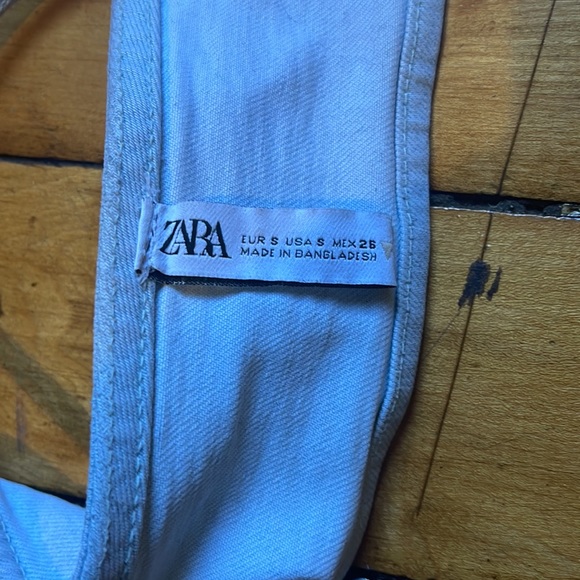 Denim Scarf Crop Top - Picture 4 of 4